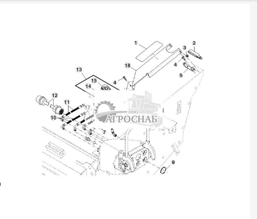 Multicoupler Hoses and Shields, WLines, Single Point Retrofit Conversion 